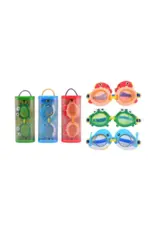 JOHNTOYS Zwembrillen Dieren in opbergkoker - 3 assorti