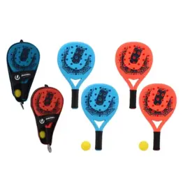 JOHNTOYS Urban Disctrict padel set in draagtas 2 assorti