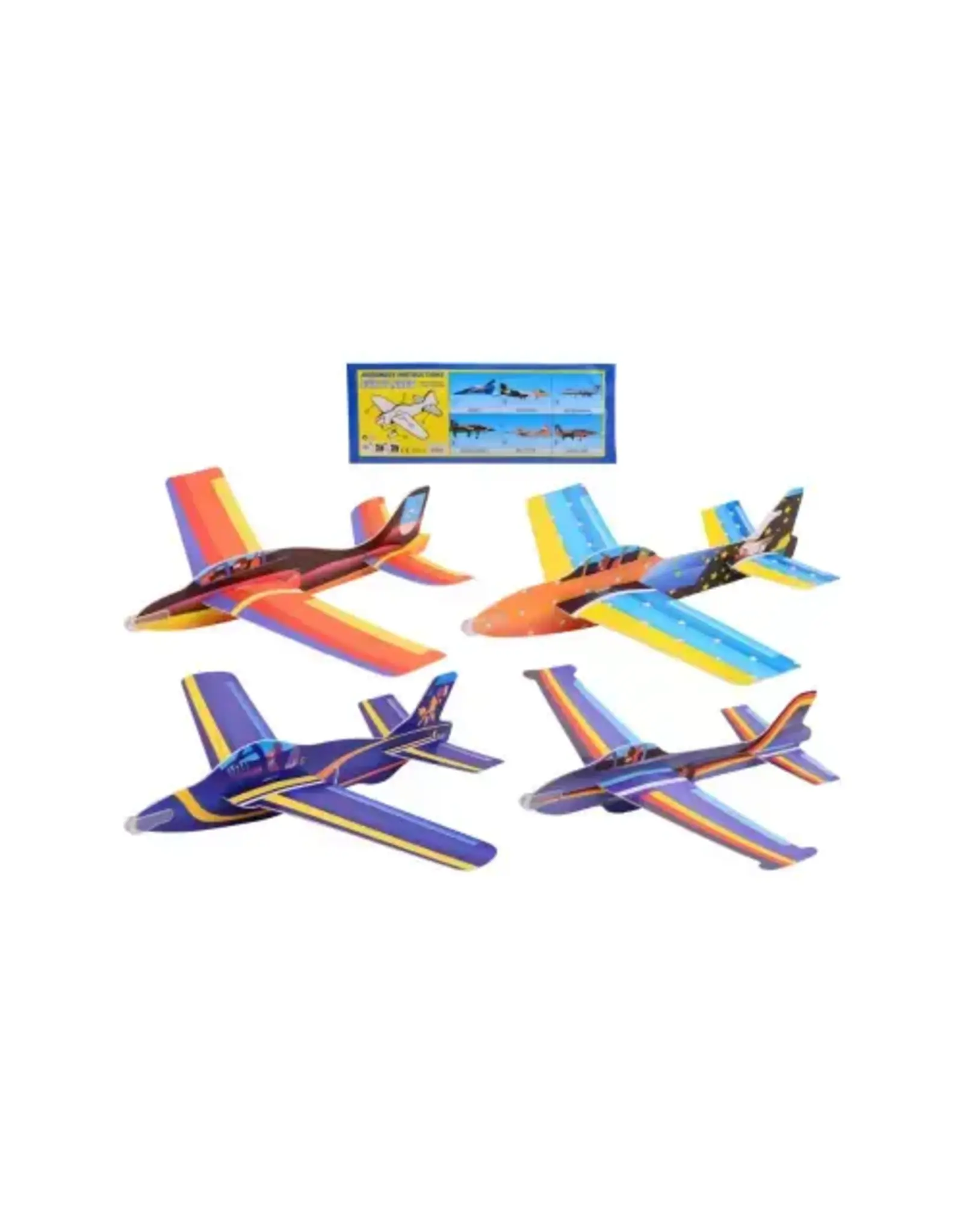 Jumbo EVA vliegtuigen in display 45cm assorti