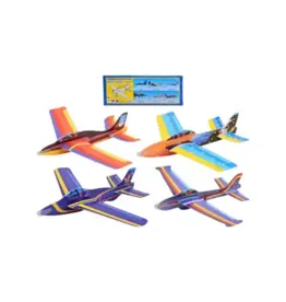 Jumbo EVA vliegtuigen in display 45cm assorti