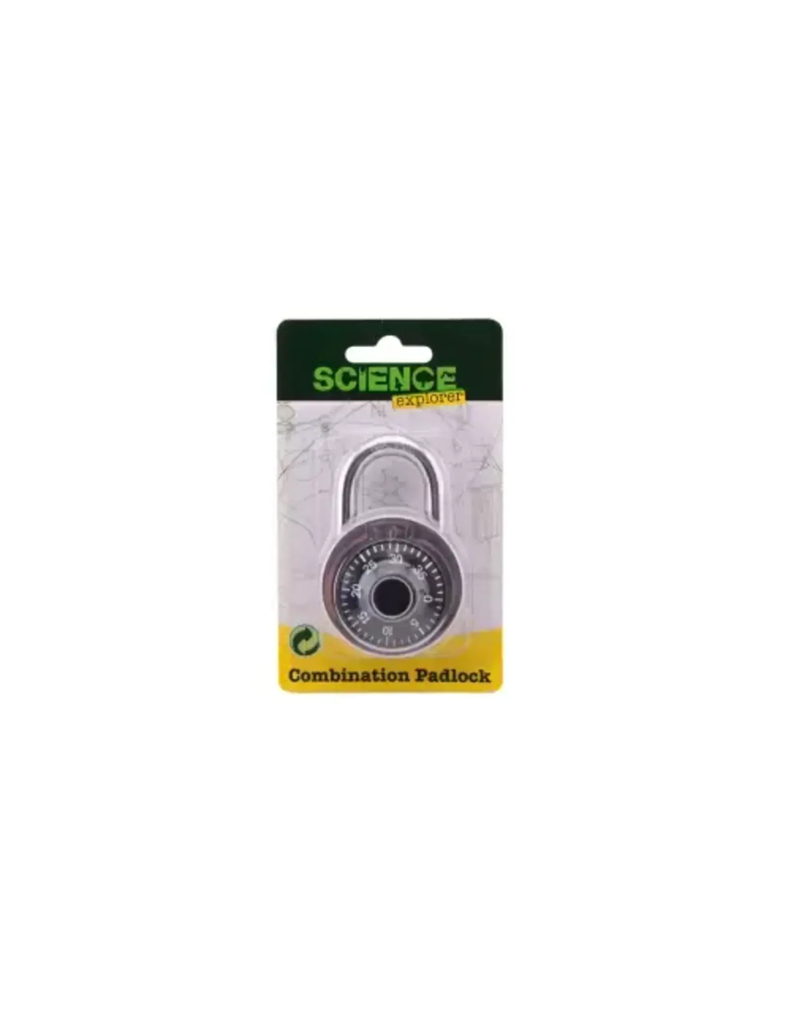 Science Explorer Hangslot met cijfercombinatie