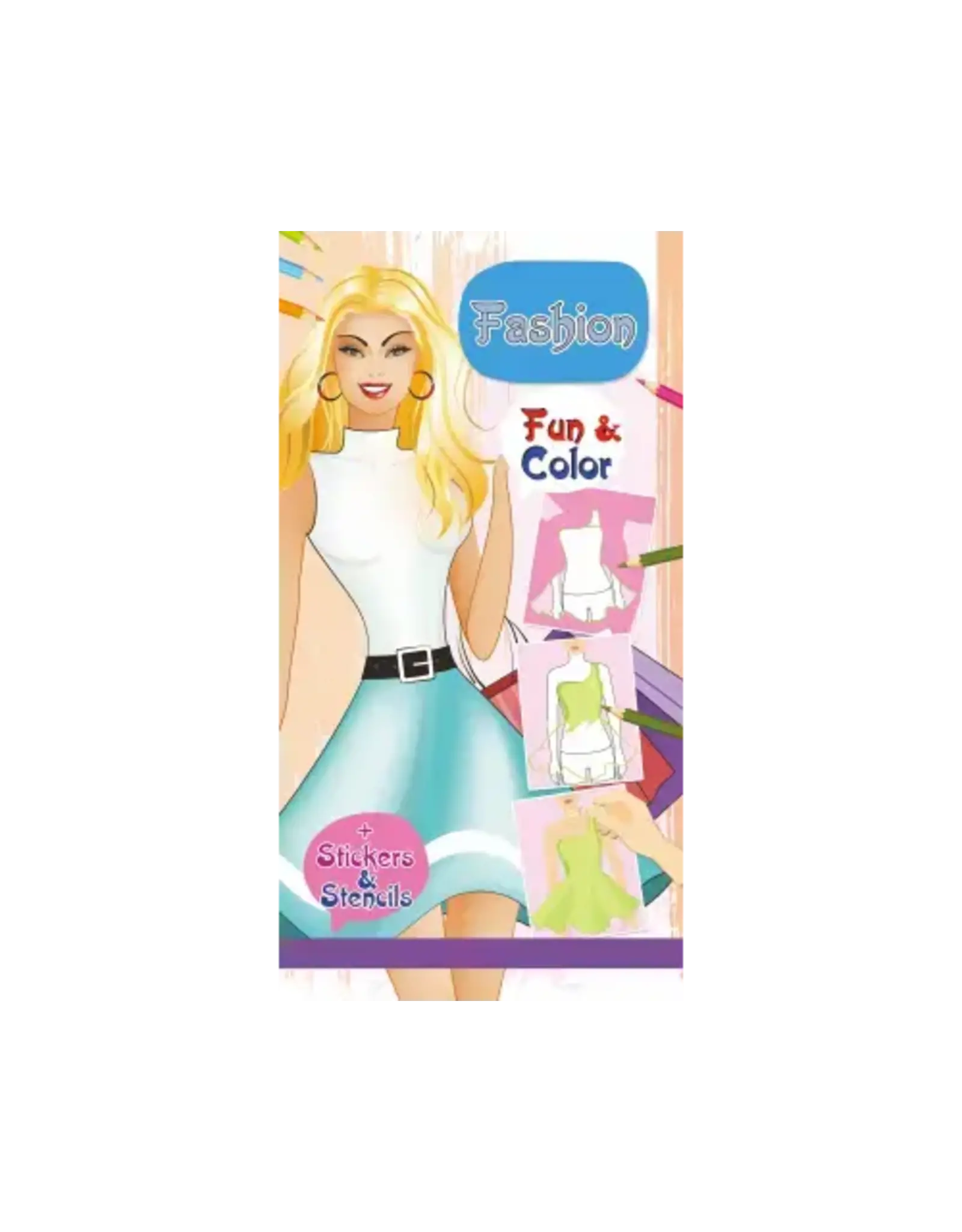 Color Fun Fashion World incl. stickers en stencils