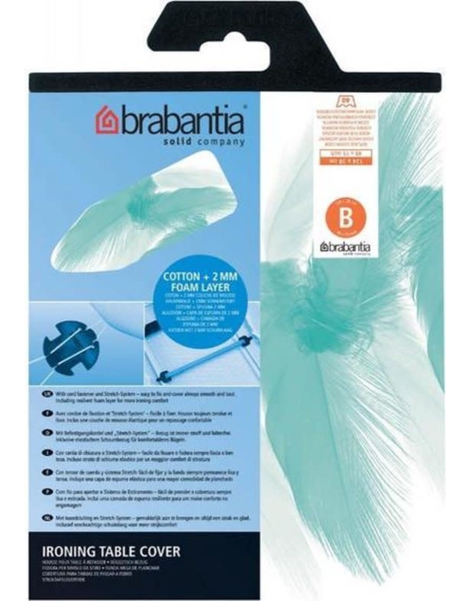 BRABANTIA Brabantia Strijkplankhoes B - 124 x 38 cm