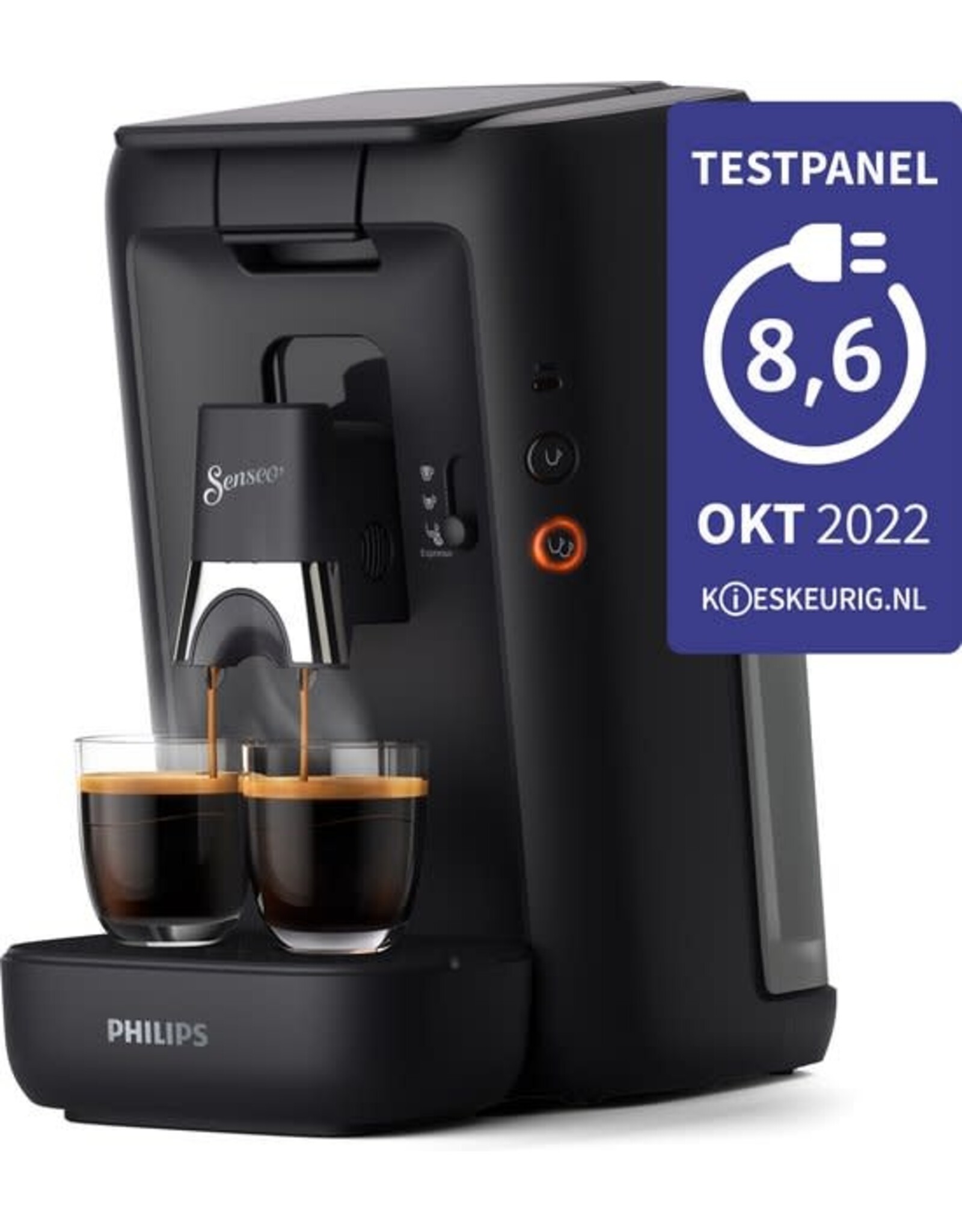 PHILIPS Philips Senseo Maestro CSA260/60  Koffiepadmachine Zwart/Cashmere Grey