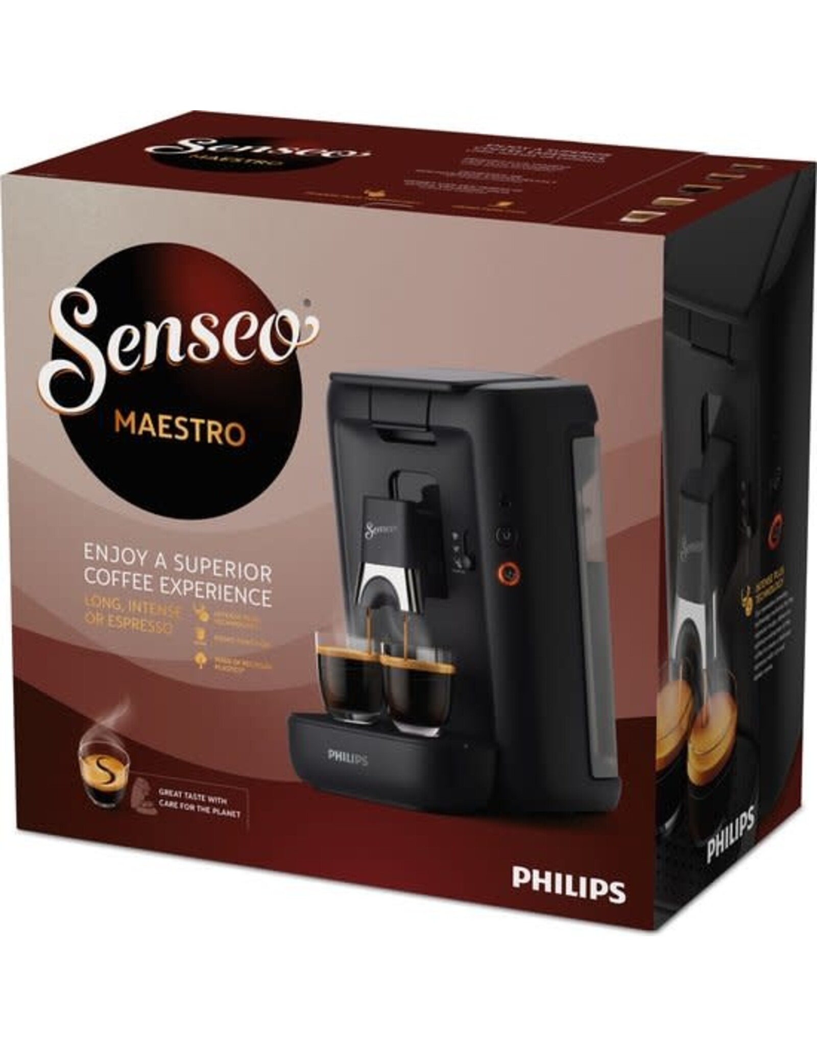 PHILIPS Philips Senseo Maestro CSA260/60  Koffiepadmachine Zwart/Cashmere Grey