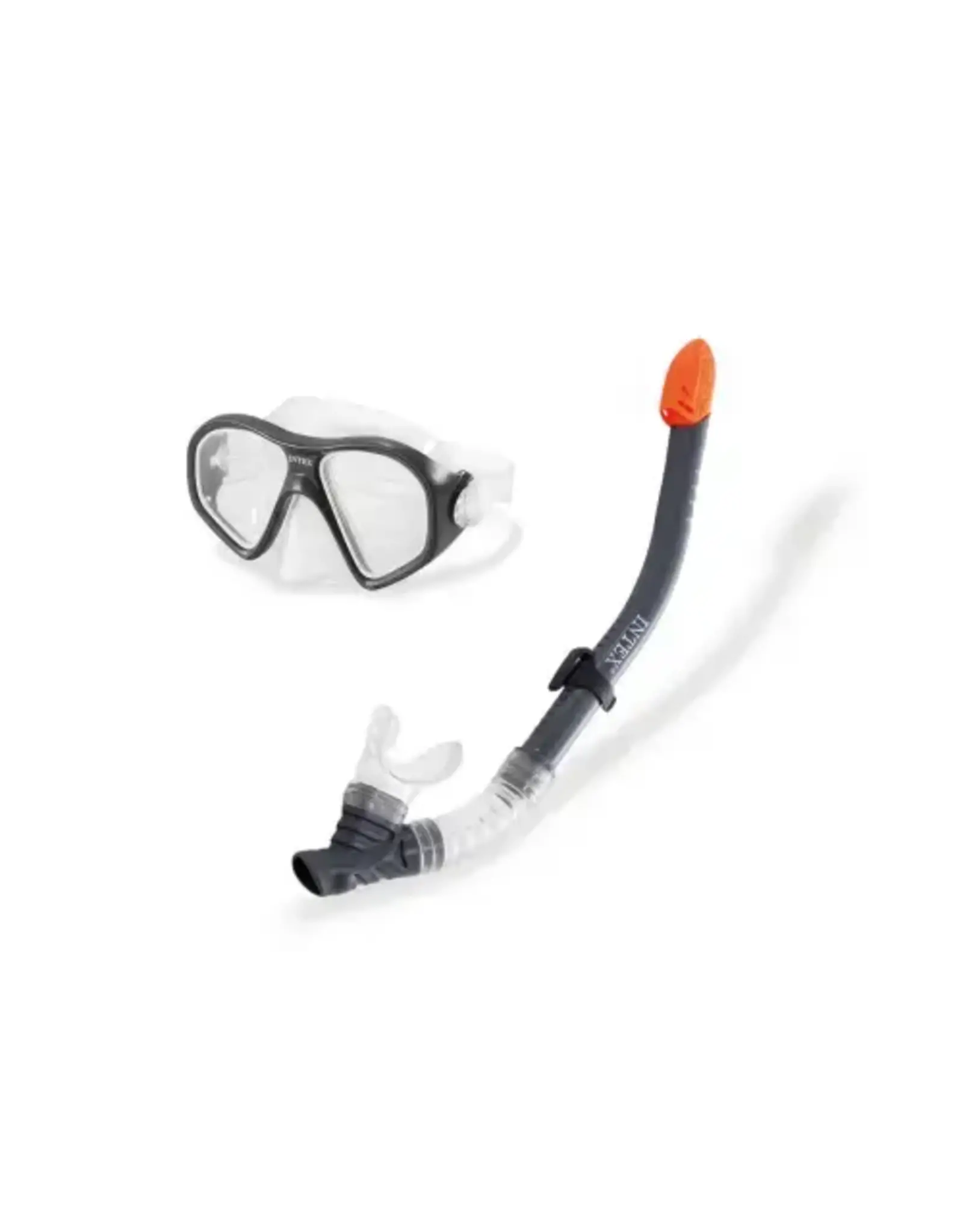 INTEX Intex Snorkelset Reef Rider | Zwart/Grijs 2-delig
