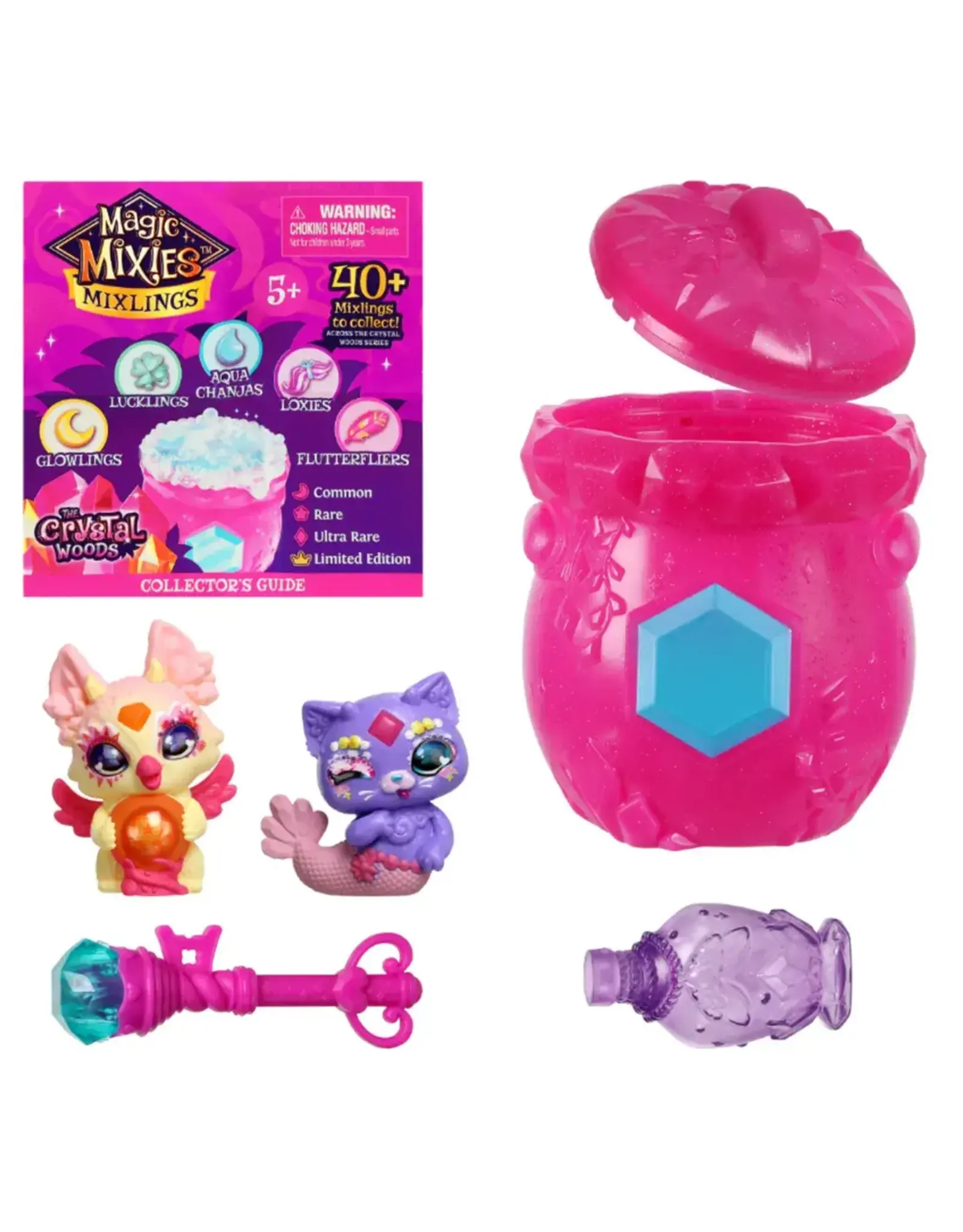 Magic Mixies Magic Mixies Mixlings Fizz and Discover Kettle Crystal Woods Series 3, 2-Pack