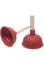 MERKLOOS Ontstopper met rubber en houtsteel 42x13,5 cm