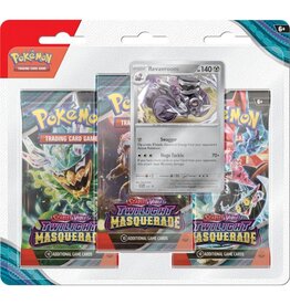 POKEMON Pokemon Scarlet & Violet Twilight Masquerade 3 Boosters op blister