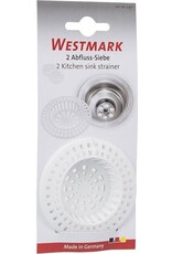 WESTMARK Gootsteenzeefje 2 stuks Ø70mm