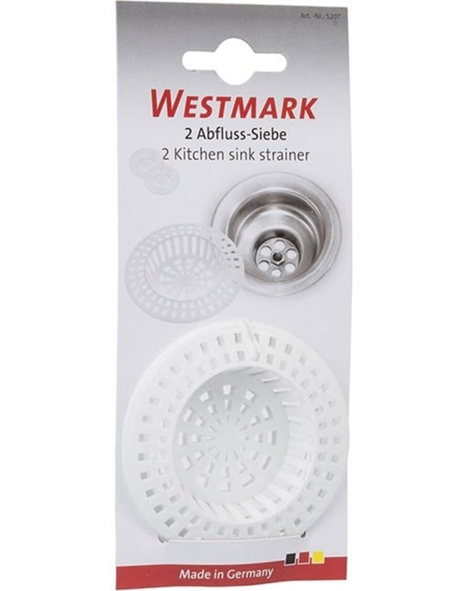 WESTMARK Gootsteenzeefje 2 stuks Ø70mm