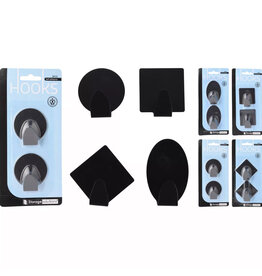 Storage Solutions Plakhaakjes RVS 2 stuks op kaart
