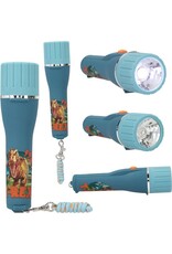 Dino World Dino World zaklamp met timer