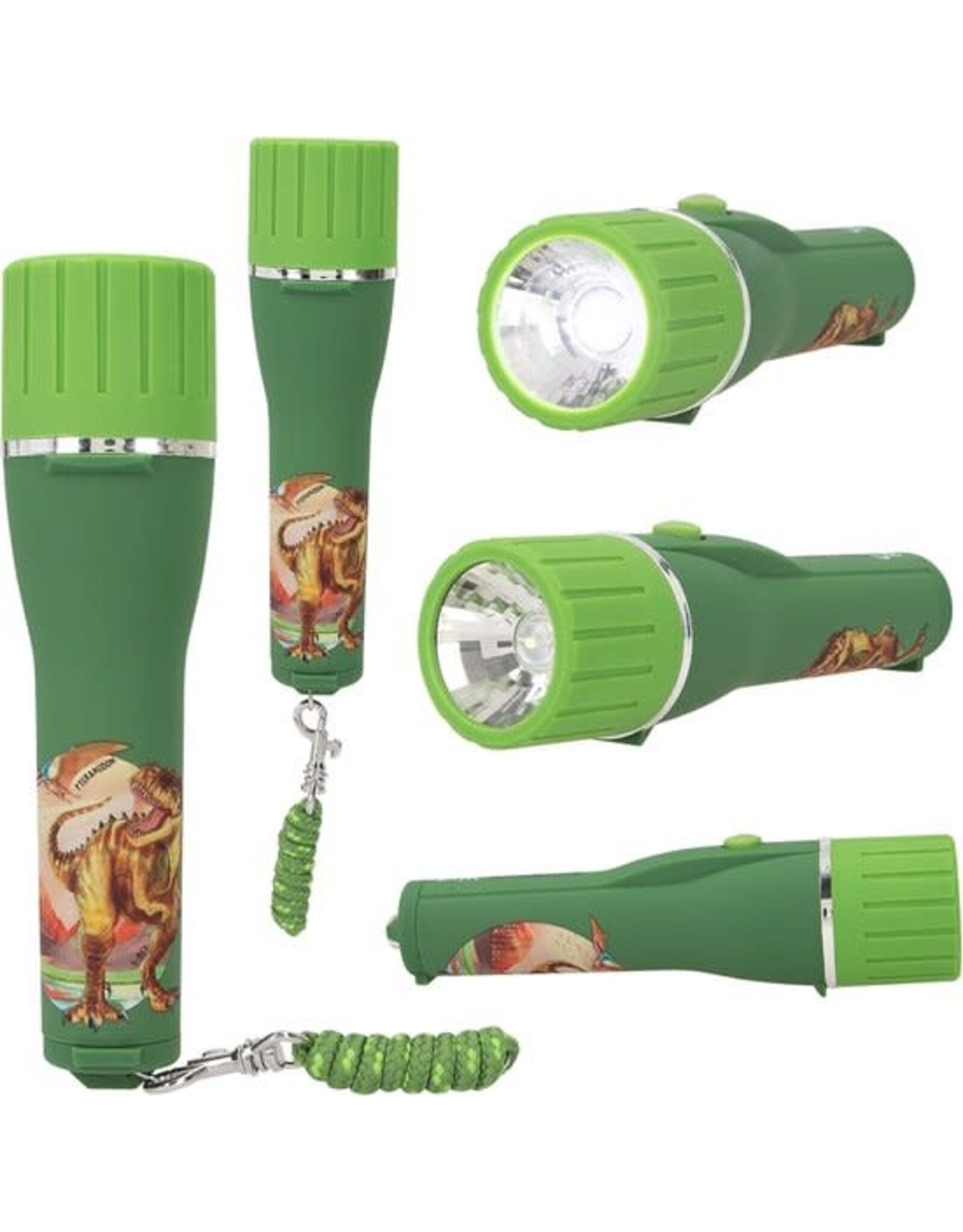 Dino World Dino World zaklamp met timer