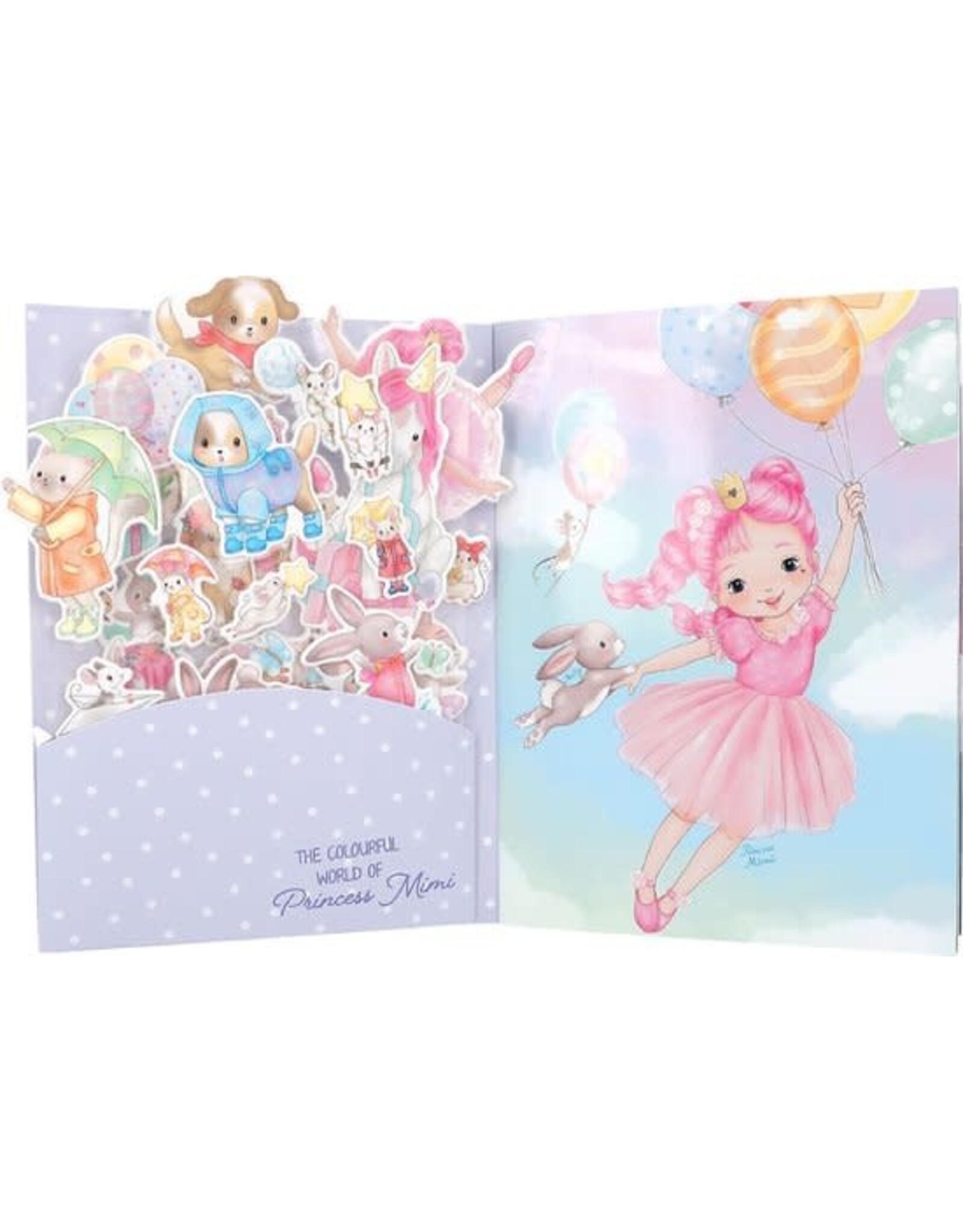 princess mimi Princess Mimi puffy stickerboek