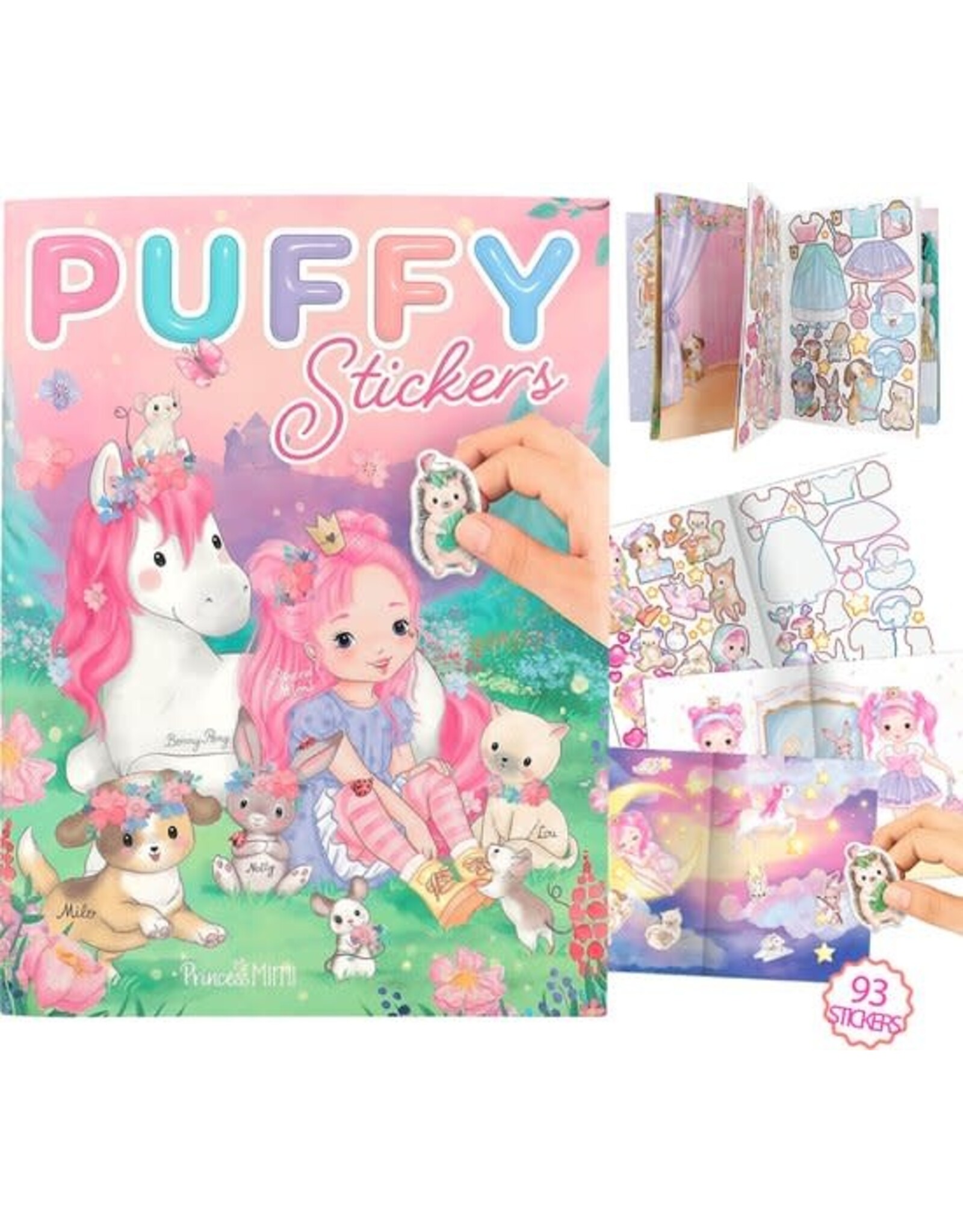 princess mimi Princess Mimi puffy stickerboek