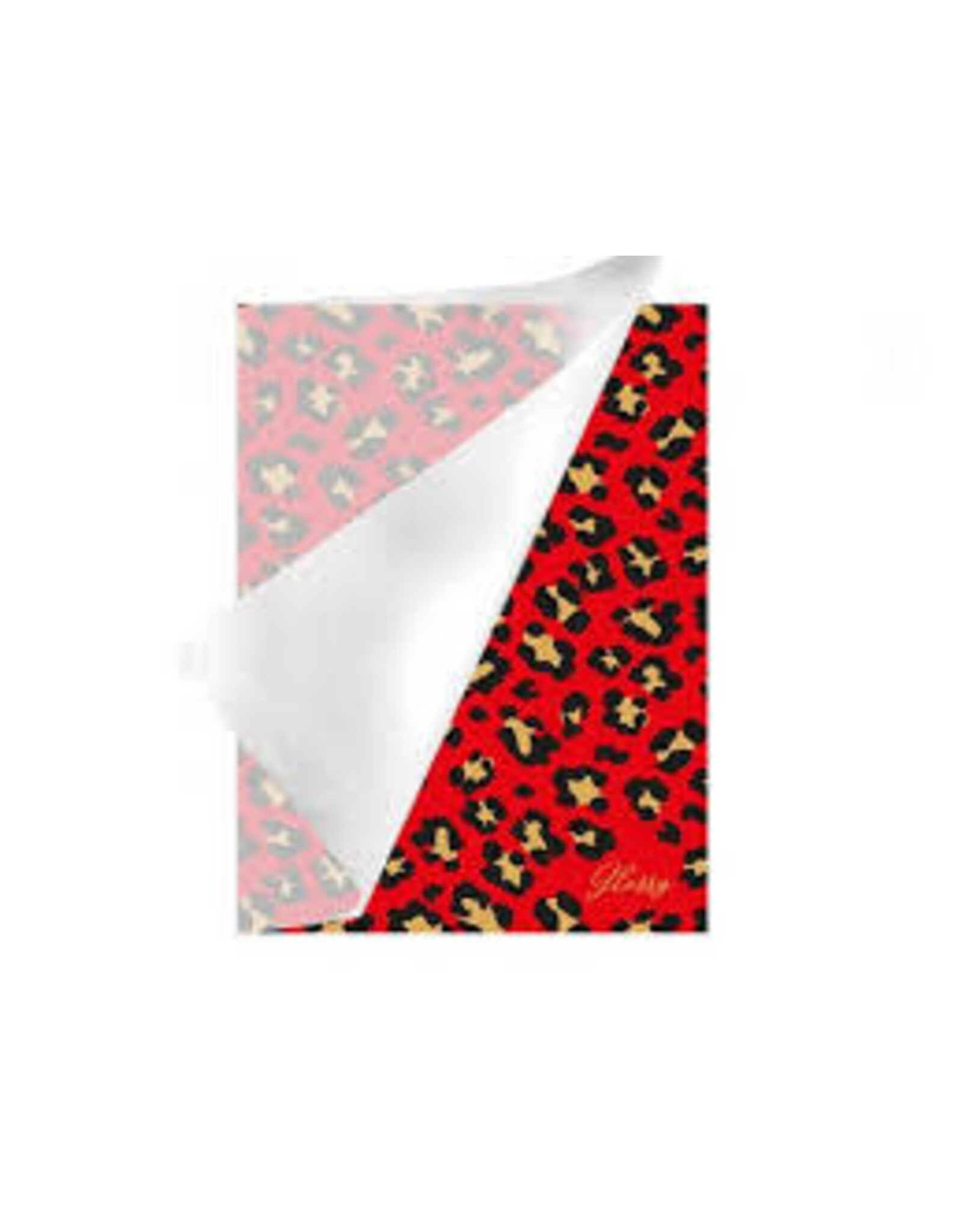 verhaak SCHRIFT panterprint rood