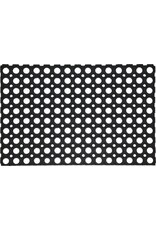 H&S Collection Deurmat - voor buiten - rubber - 60 x 40 cm - Droogloopmat - schoonloopmat