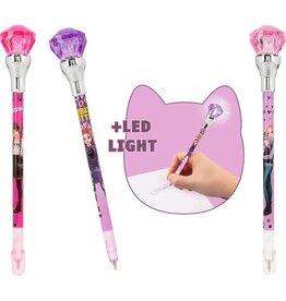 TOPMODEL Depesche - TOPModel pen met licht - REBEL KITTY - 1 stuk