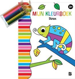 Ballon Kleurboek met kleurpotloodjes 1 - Dieren