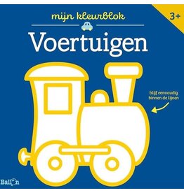 Ballon Ballon Kleurblok Junior - Voertuigen (dikke lijnen)