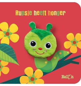 Ballon Kartonboek met vingerpopje 0 - Rupsje heeft honger