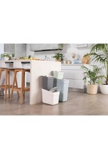 CURVER Curver Ready to Collect Prullenbak - 10L - Donkergrijs/Lichtgrijs