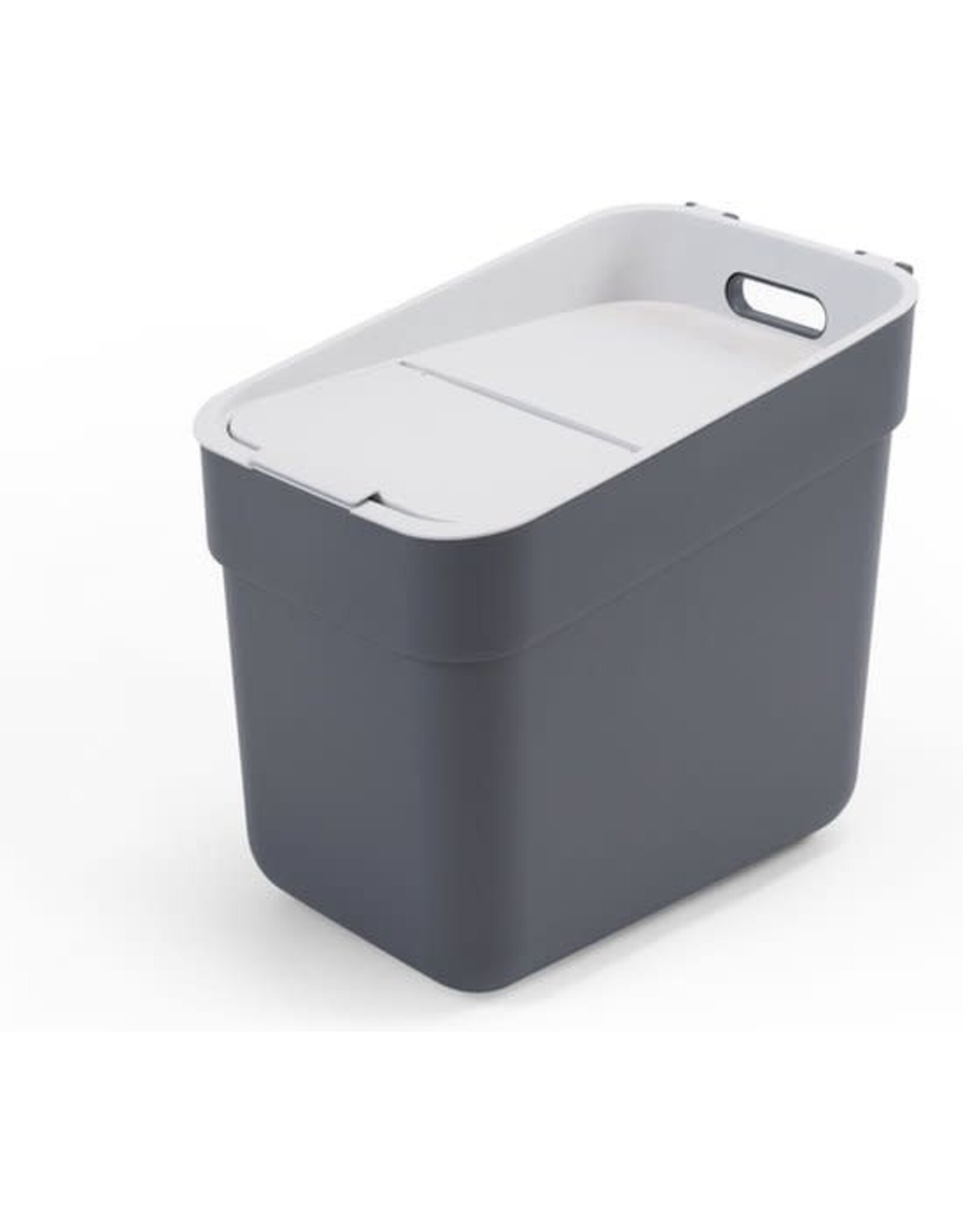 CURVER Curver Ready to Collect Prullenbak - 20 liter - Donkergrijs/Lichtgrijs