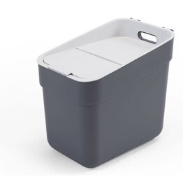 CURVER Curver Ready to Collect Prullenbak - 20 liter - Donkergrijs/Lichtgrijs