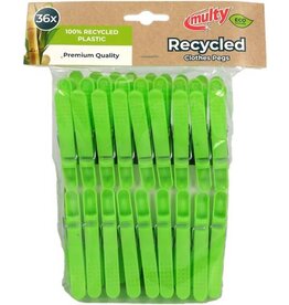 MULTY Multy Wasknijperset 36-delig gerecycled plastic