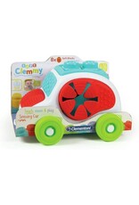 CLEMENTONI Clementoni Soft Clemmy - Sensory Car  - Baby Blokken - 8 Speelblokken met Vormendoos Auto