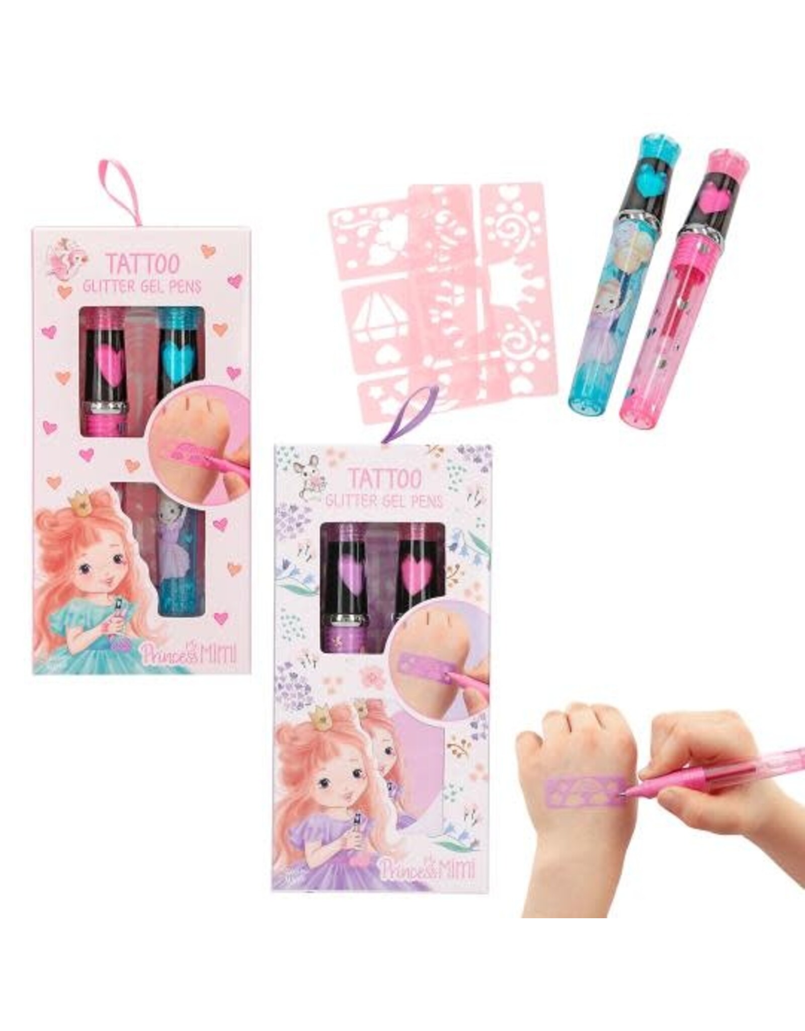 princess mimi Princess Mimi - tattoo glitter gelpennen