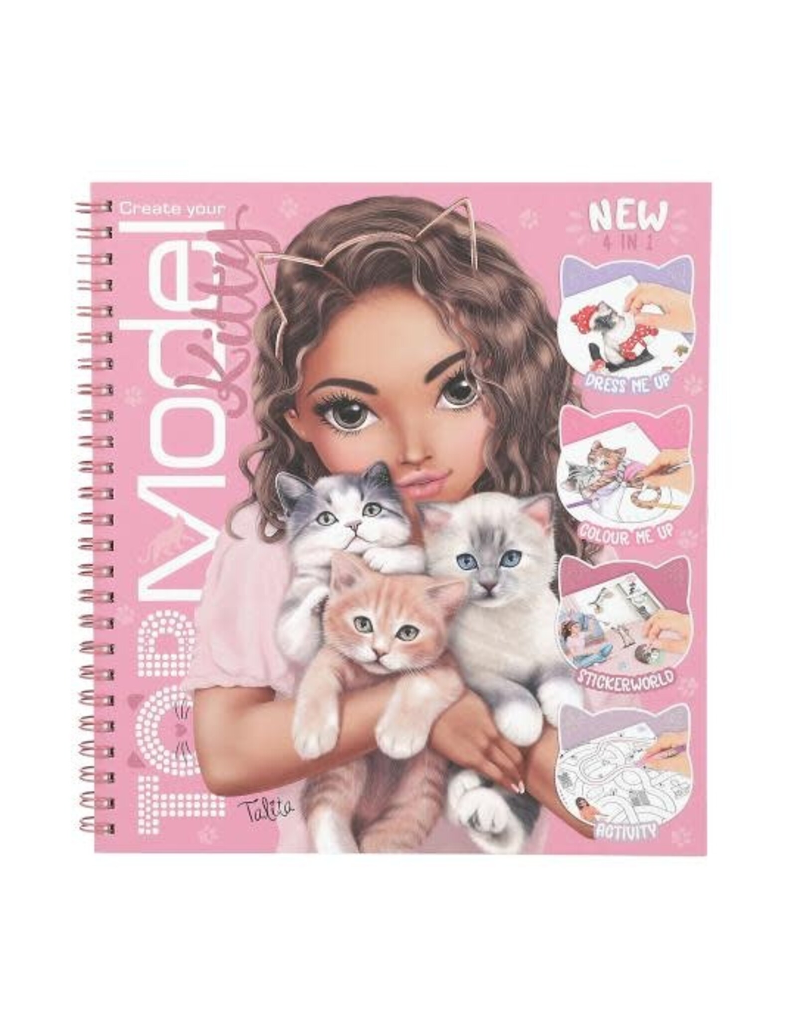 TOPMODEL Create Your TOPModel Kitty Colouring Book