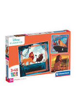 DISNEY PUZZEL DISNEY - THE LION KING - SET 3 PUZZLE 48P