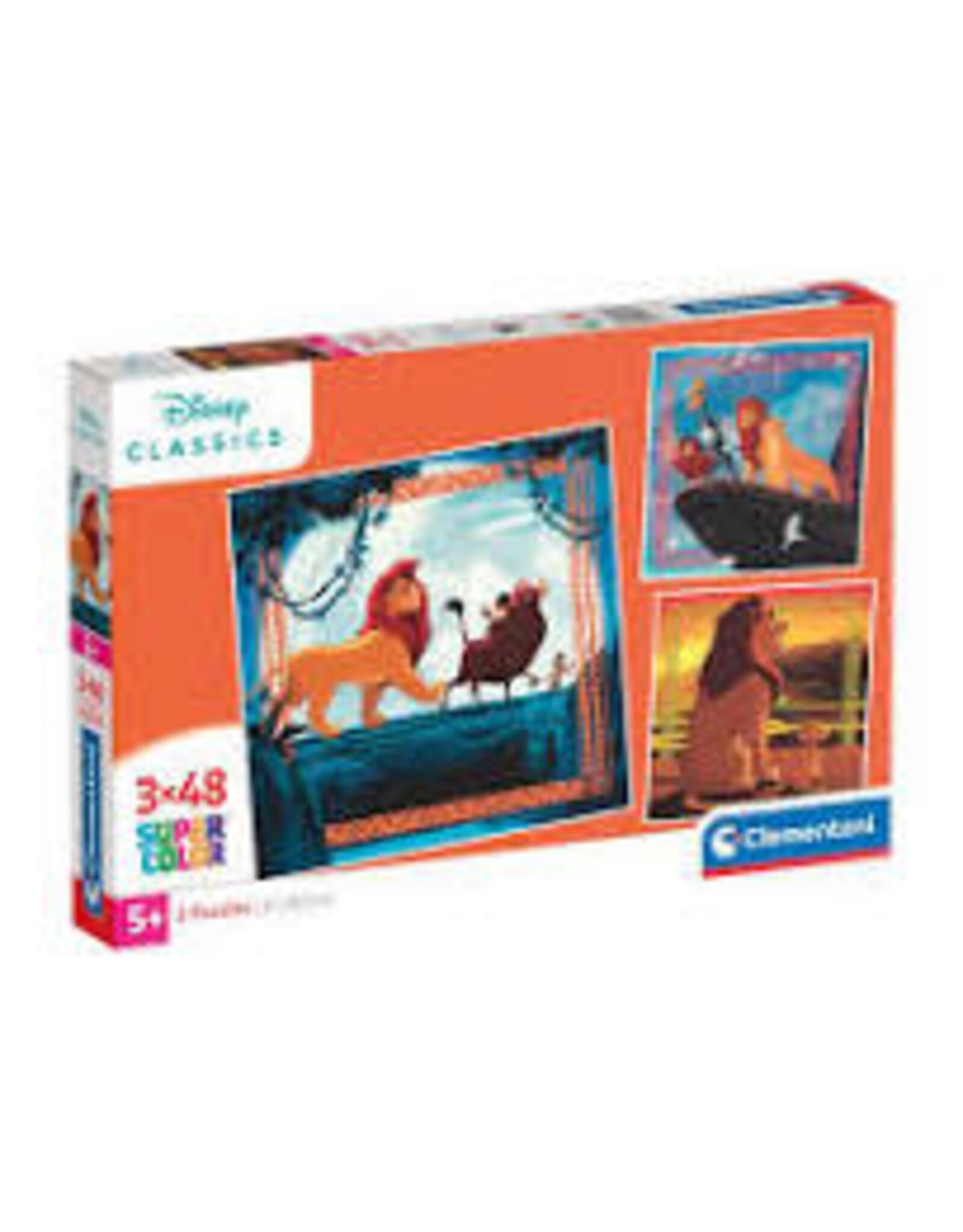 DISNEY PUZZEL DISNEY - THE LION KING - SET 3 PUZZLE 48P