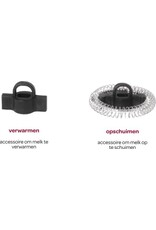 INVENTUM Inventum MK350 - Elektrische melkopschuimer - RVS/Zwart