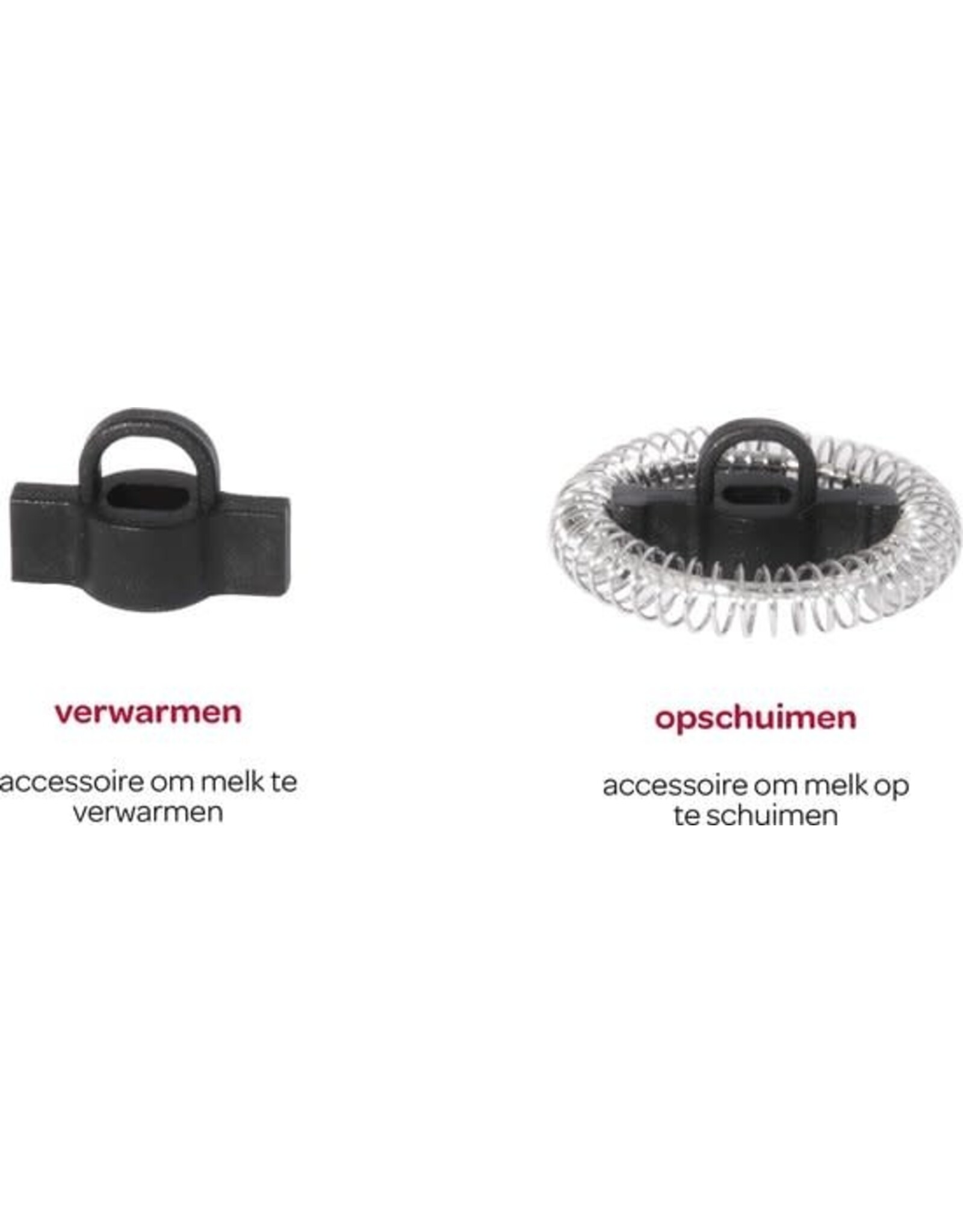 INVENTUM Inventum MK350 - Elektrische melkopschuimer - RVS/Zwart
