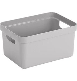 SUNWARE Sunware - Sigma home opbergbox 5L grijs - 25,2 x 17,5 x 12,2 cm