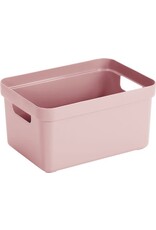 SUNWARE Sunware - Sigma home opbergbox 5L roze - 25,2 x 17,5 x 12,2 cm