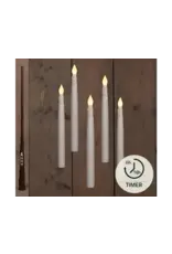 anna`s collection LED Kaarsen Zwevend Wit met Toverstok, Draad en Haken | 29cm 5