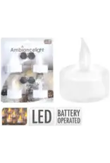 AMBIANCE Theelicht Led 4 stuks op kaart