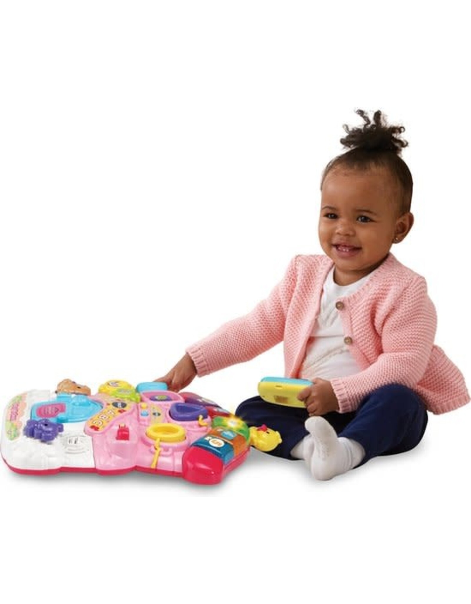 VTECH VTech 2 in 1 Baby Walker - Educatief Babyspeelgoed - Roze