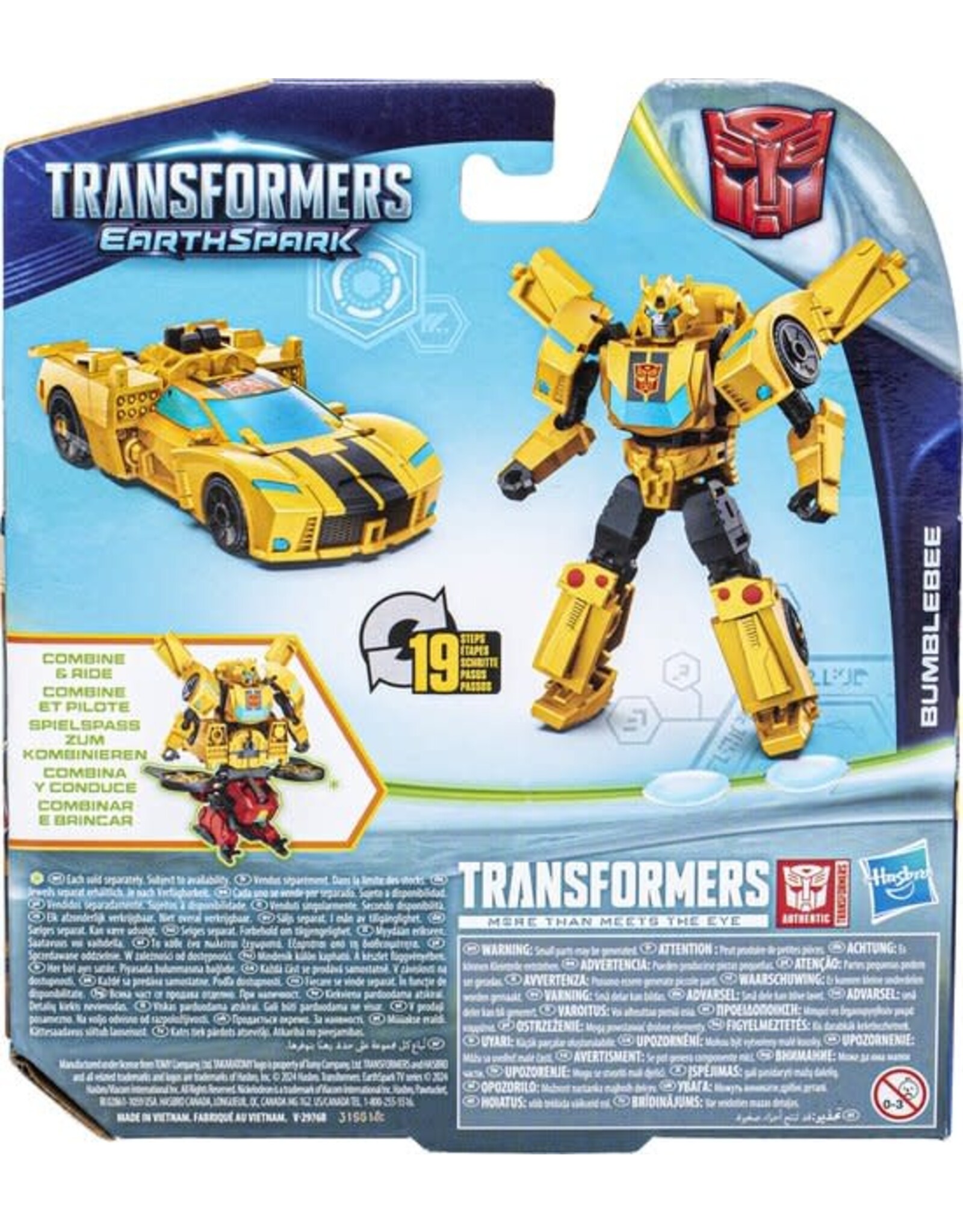 Hasbro Transformers Earthspark Warrior Class Bumblebee