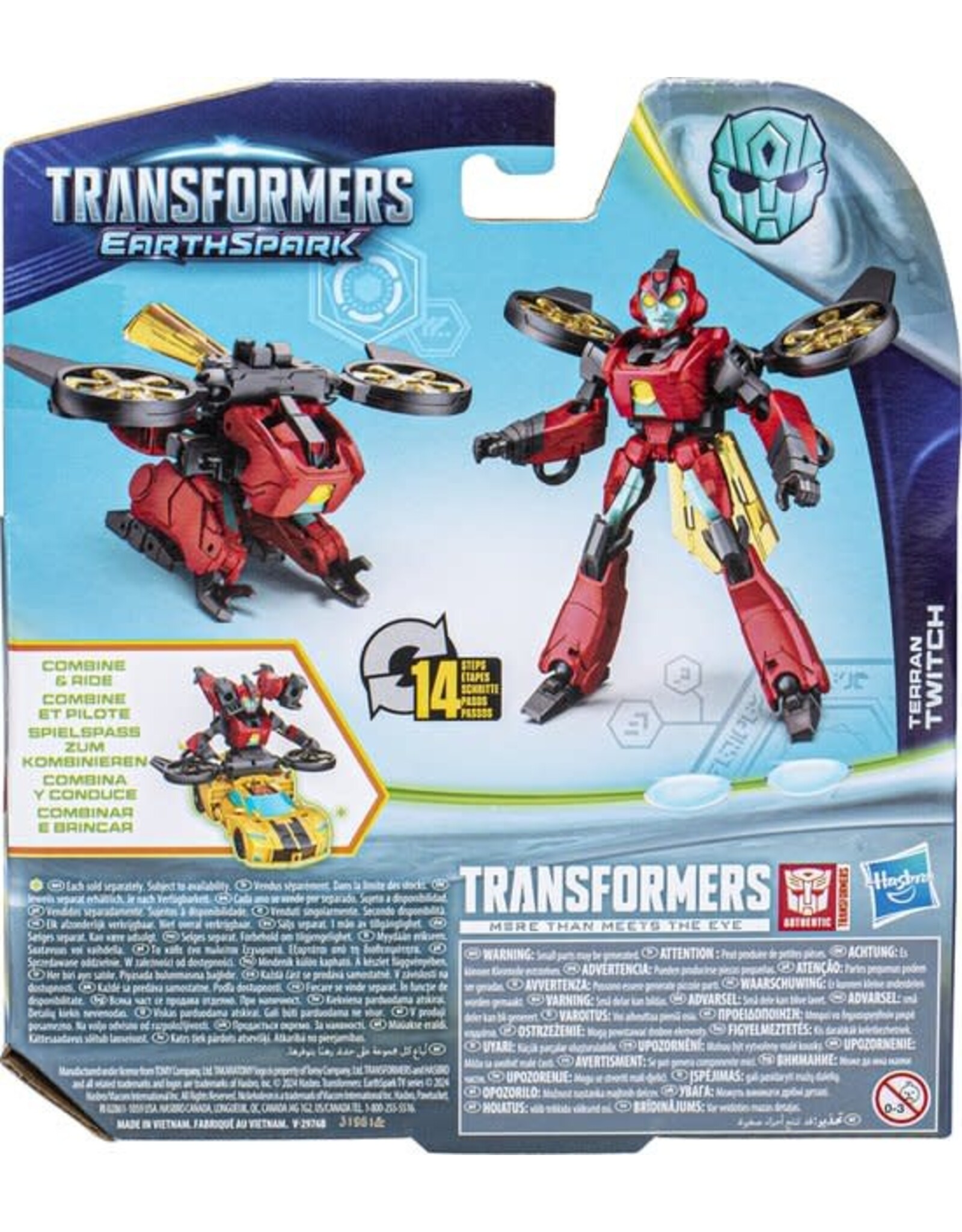 Hasbro Transformers Earthspark Warrior Class Twitch
