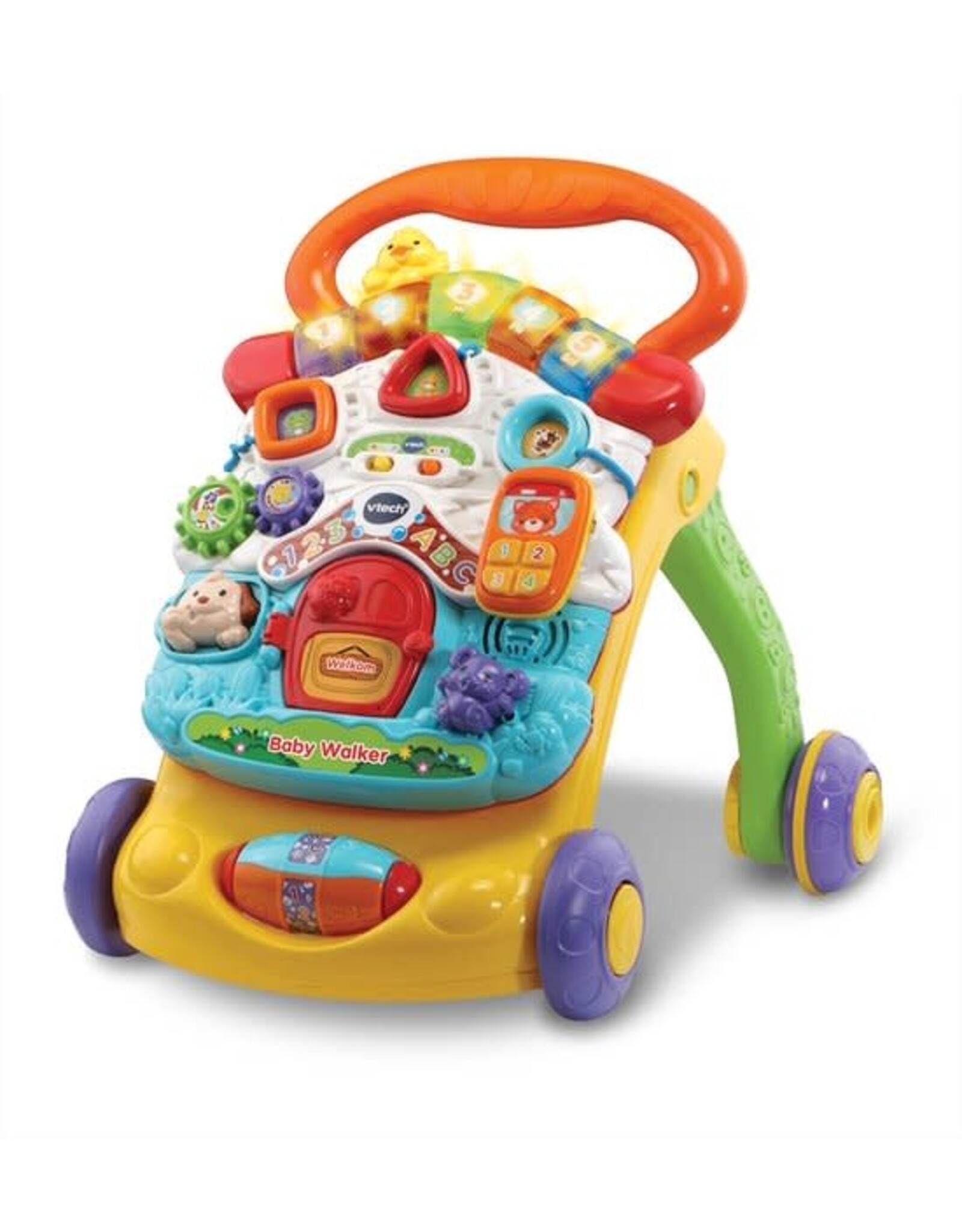 VTECH VTech 2 in 1 Baby Walker - Loopwagen Baby - Educatief Baby Speelgoed - Licht & Geluidseffecten - Nederlands Gesproken Speelgoed - Cadeau - 9 tot 36 Maanden