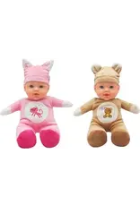 mother love Mother Love Zachte Babypop 31cm Kat / Beer