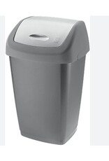 TARRINGTON HOUSE TH Afvalbak swing 50 liter grijs