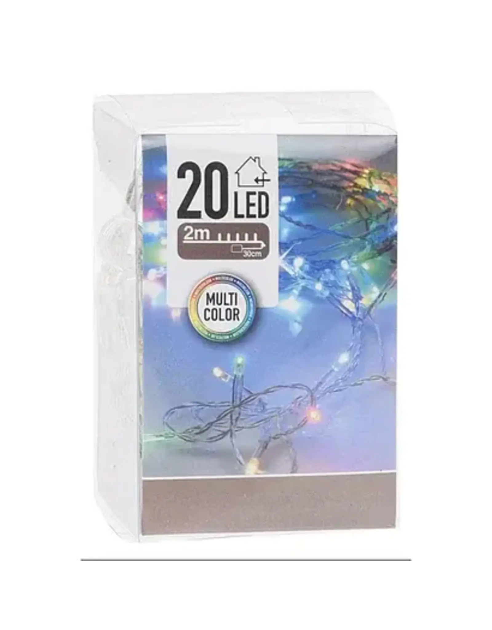 LED Lampjes Multikleur, 20dlg.
