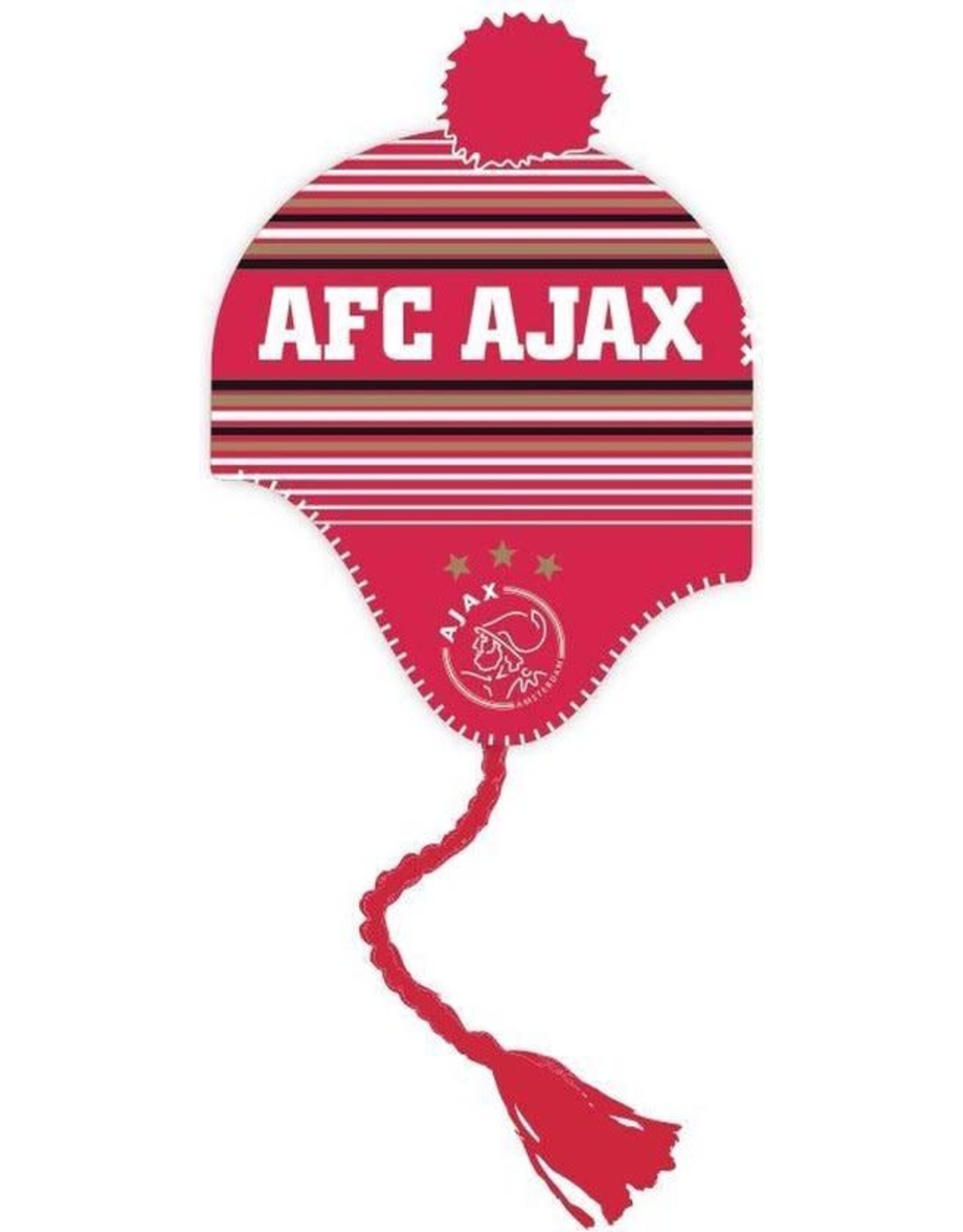 Ajax Muts - Volwassenen - Rood/Wit