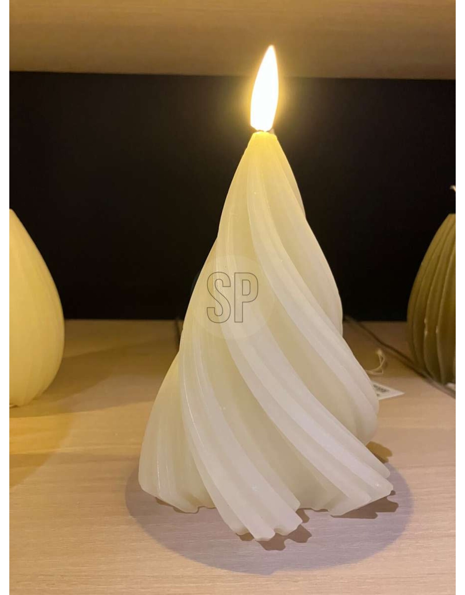Decoris Kaars LED - Kerstboom gedraaid